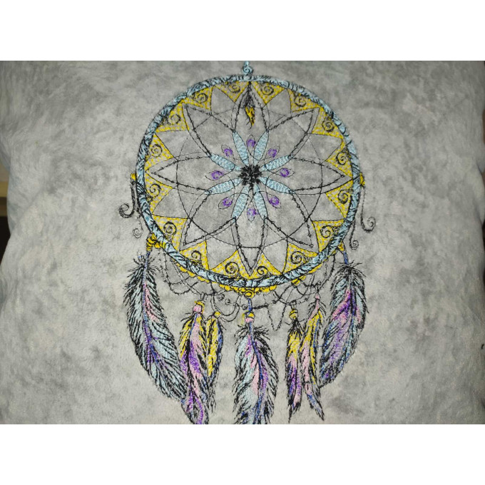 Personalized pillowcase, Machine embroidery. dream Catcher