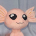 Plush axolotl, amphibian. Handmade soft toy. Buy axolotl softie, personalized plush.