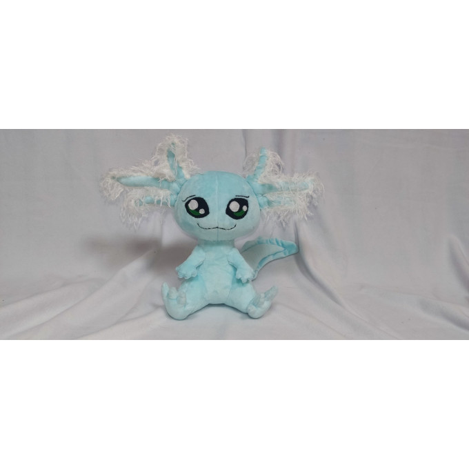 Plush axolotl, amphibian. Handmade soft toy. Buy axolotl softie, personalized plush.